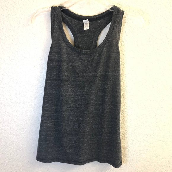 ALO Yoga Tops - Alo Racer Back Dark Grey Tank Women's Size M